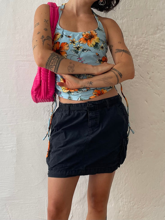 Skirt Vintage Superdry Layering Black Bottoms – S/M
