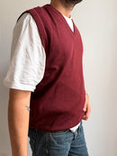 Wool Pullunder Red Unisex - L