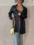 Vintage Ledermantel M