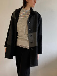 Coat Vintage Patch Christine Laure Wool Blend Women – M/L