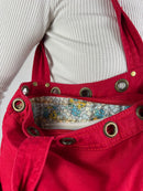 Bag Vintage Large Shoulder Bag Red Unisex - One Size