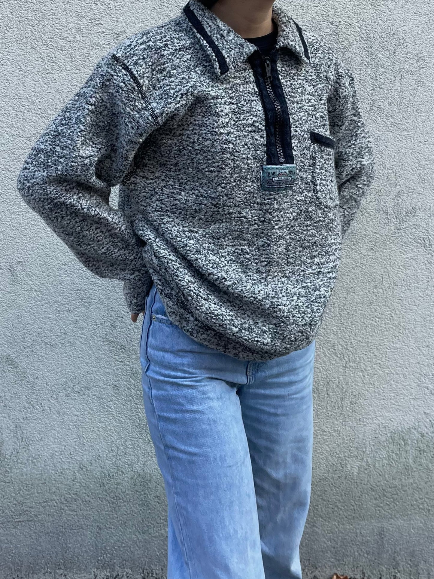 Gray Oversized Sweater