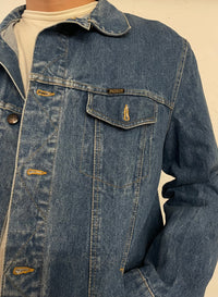 Vintage Pioneer Denim Jacket Blue – XL