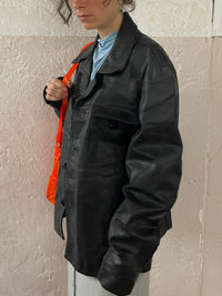 Vintage Lederjacke L - Kleiderhaufen - Default Title