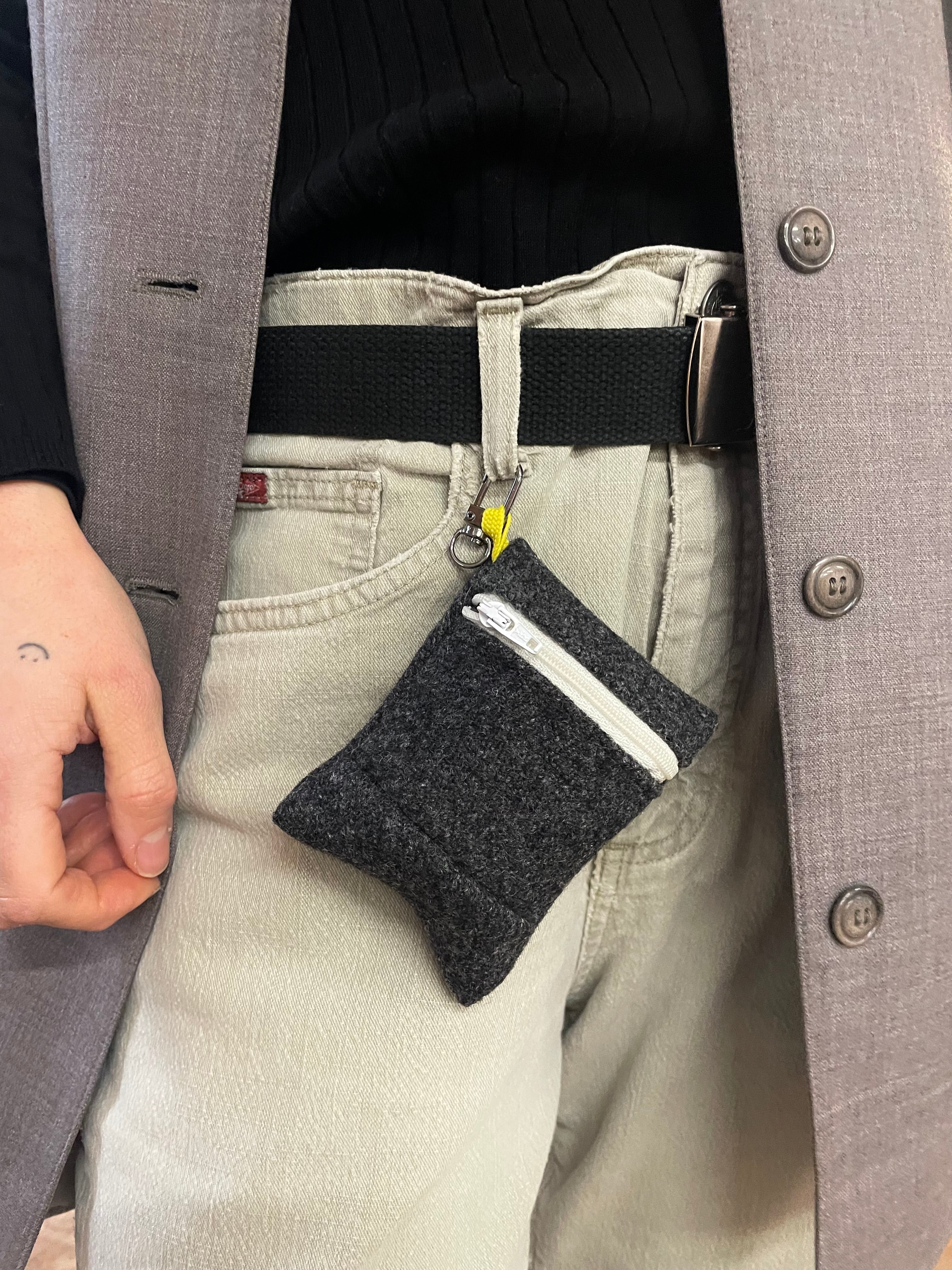 Handmade Small Pouch, e.g. for Earbuds - Kleiderhaufen - Default Title