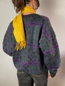 Sweater Vintage Wool Oversized Knit Pullover Unisex – M