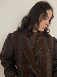 Vintage Makyta Luxury Coat Wool Blend Winter – L