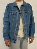 Vintage Pioneer Denim Jacket Blue – XL