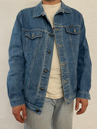 Vintage Pioneer Denim Jacket Blue – XL