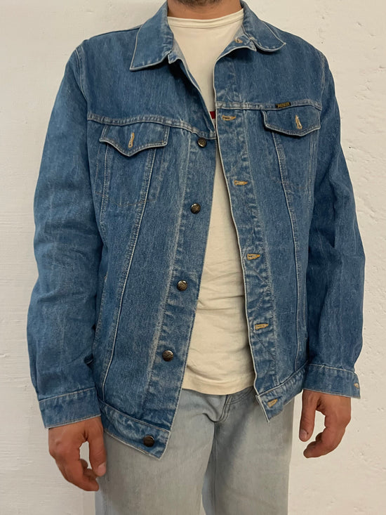 Vintage Pioneer Denim Jacket Blue – XL