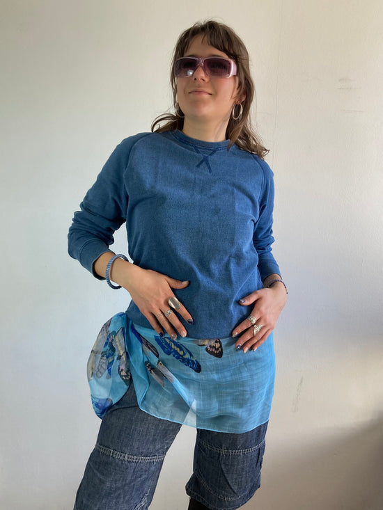 Sweater Levi’s Vintage Blue Longsleeve Cotton Unisex – M