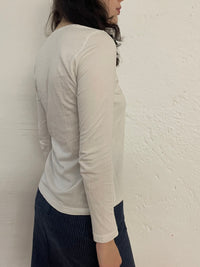 Tom Tailor Slim Fit Longsleeve White – M