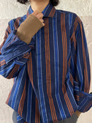 Longsleeve blau Frühlingshemd - Kleiderhaufen - Default Title