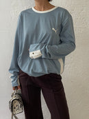 Schwarz/weiß gefleckte Tasche