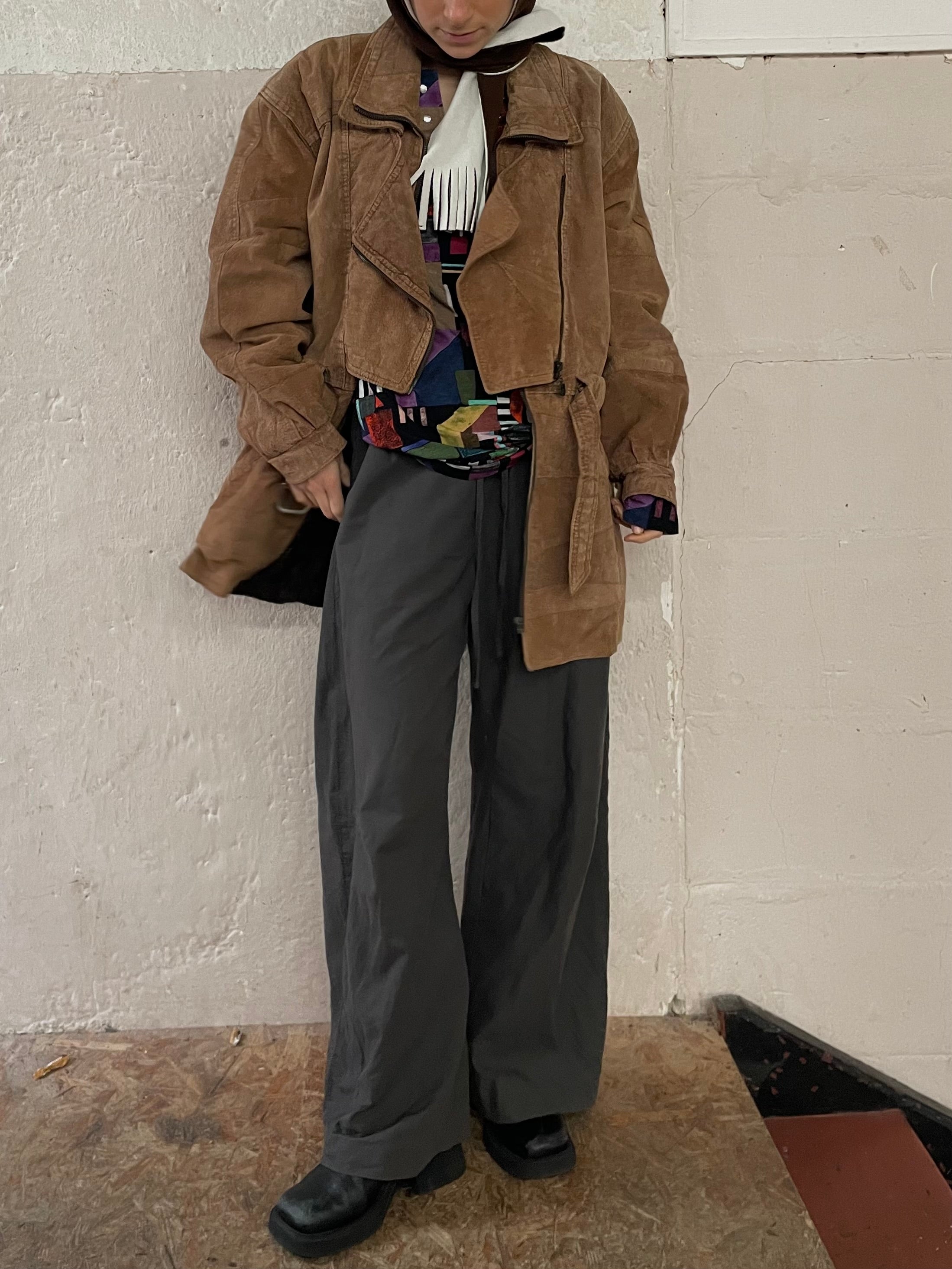 Wunderschöne Vintage Jacke aus Rauleder M - Kleiderhaufen - Default Title