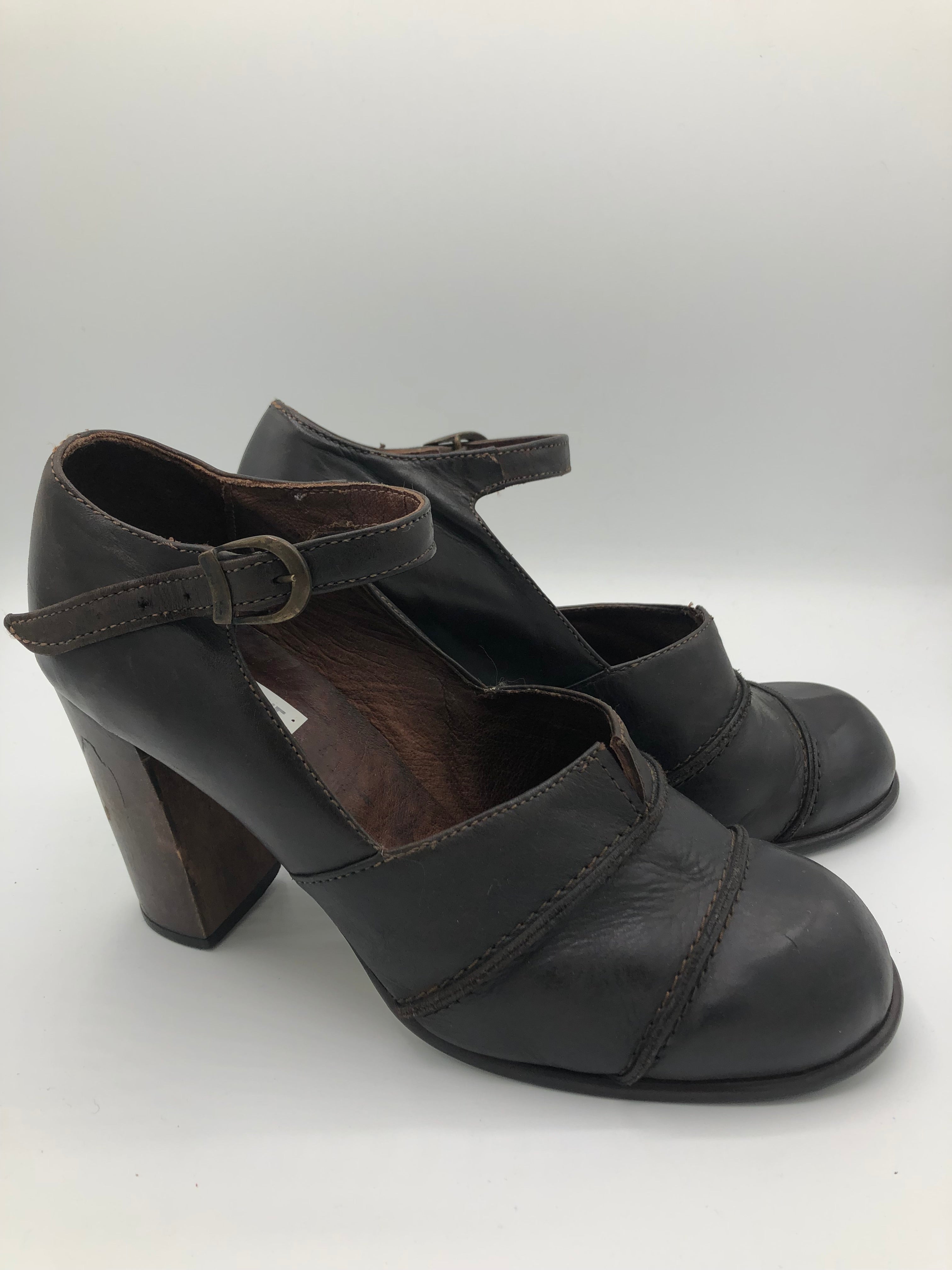 Extreme Leder Hohe Schuhe - Kleiderhaufen - Default Title