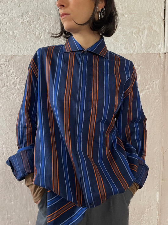 Longsleeve blau Frühlingshemd