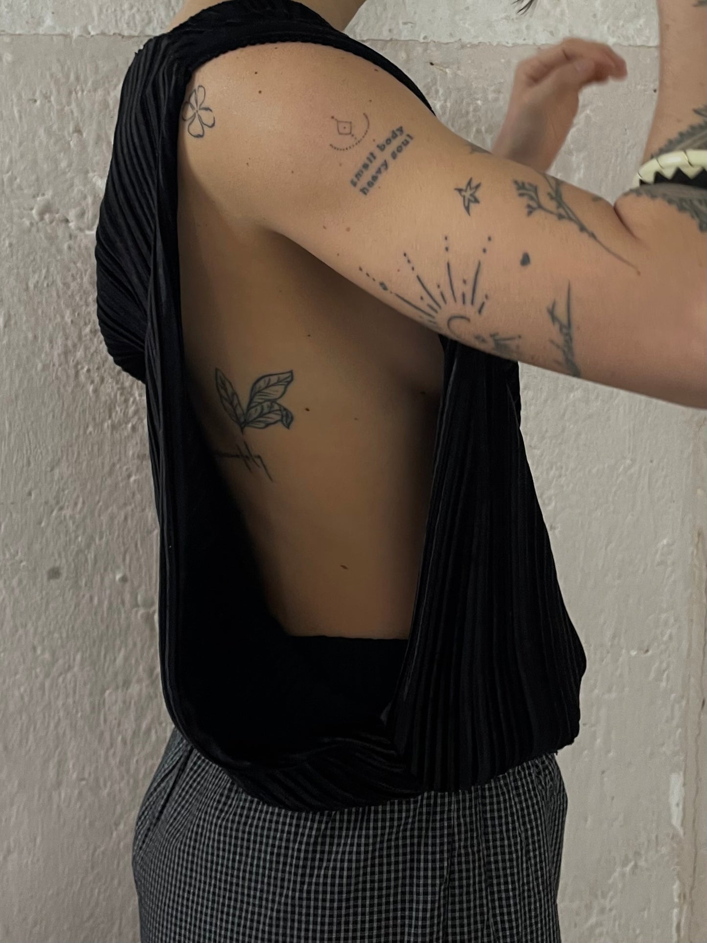 Vintage top black S