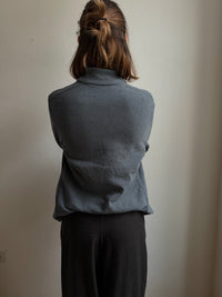 Quechua Half-Zip Sweater Blue/Grey Unisex - M