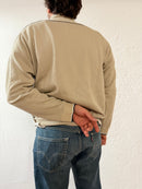 Zip Pullover Champion Embroidered Chest Logo – XL