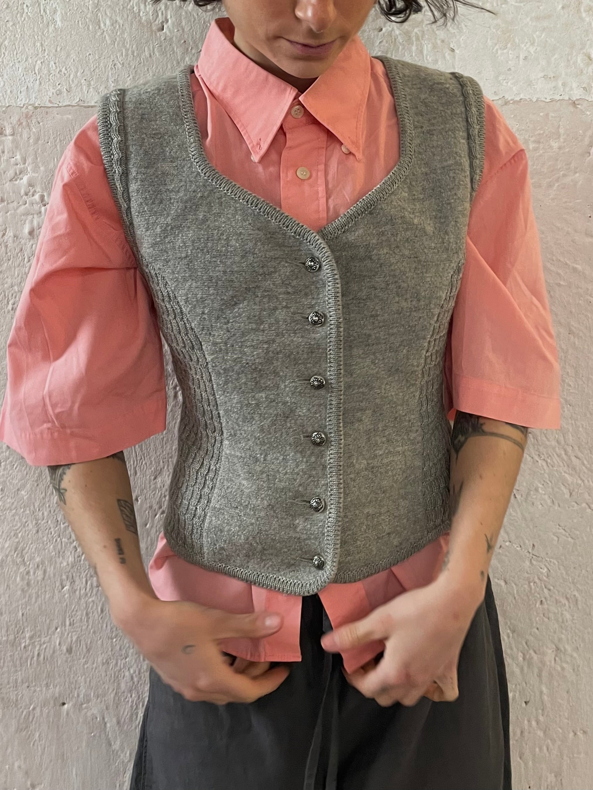 Reine Schurwolle Weste - Kleiderhaufen - Default Title