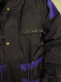 Vintage James Oakley Rain Jacket Hooded Purple – XL
