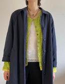 Trenchcoat Vintage Kem Unisex Layering Unisex Coat – L