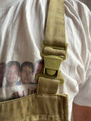 Sweat Life Overalls with adjustable side buttons 100% Cotton Brown Unisex - XL