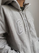 Cap Sweater Jacket Grey Unisex - XL