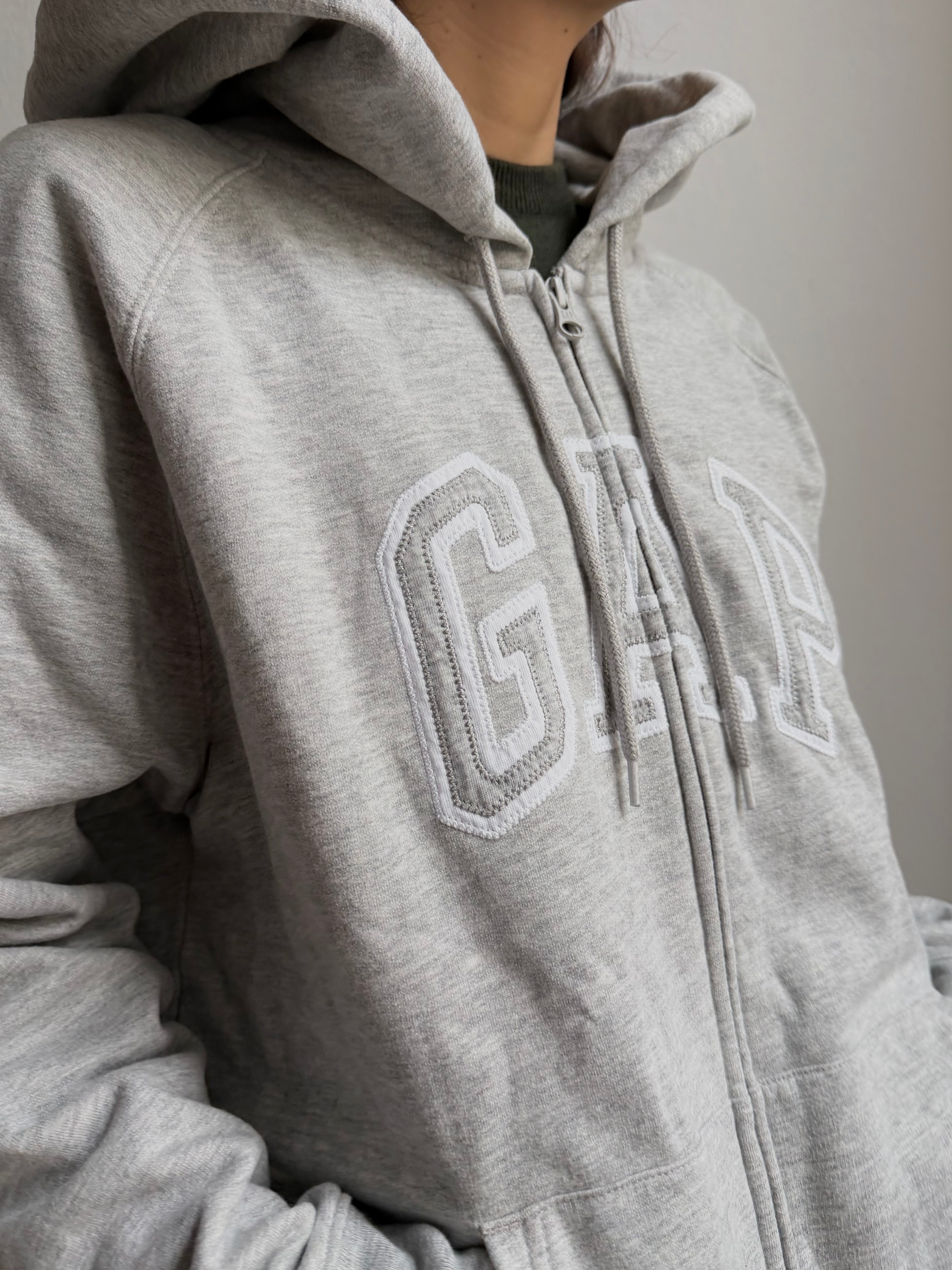 Cap Sweater Jacket Grey Unisex - XL