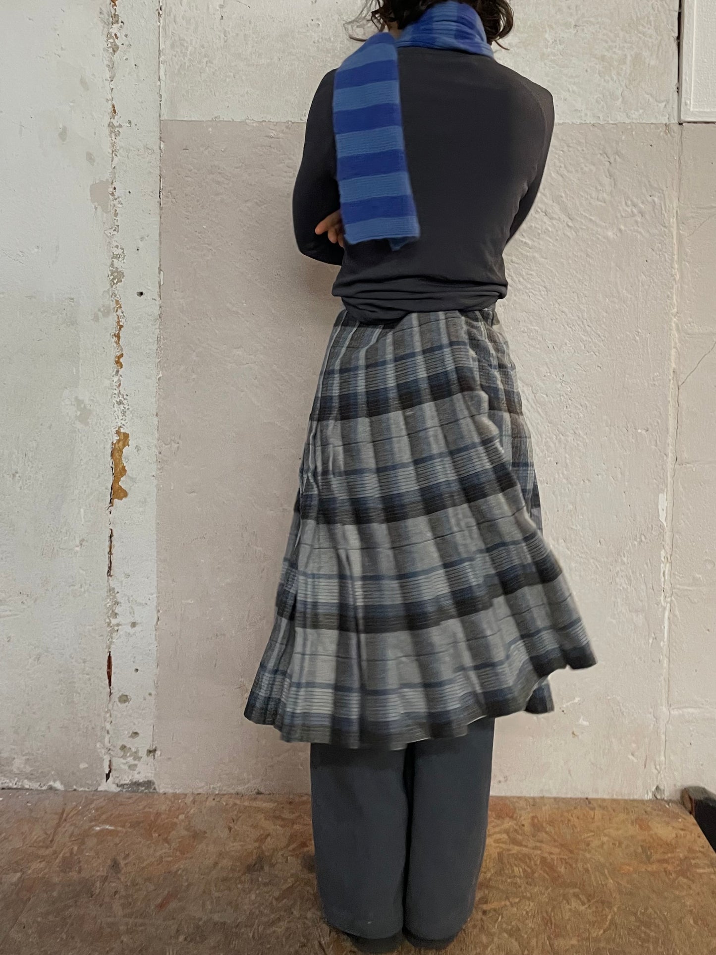 Checkered Skirt for Styling Over Pants