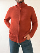 Cardigan CollectionL Rust Orange Unisex – L