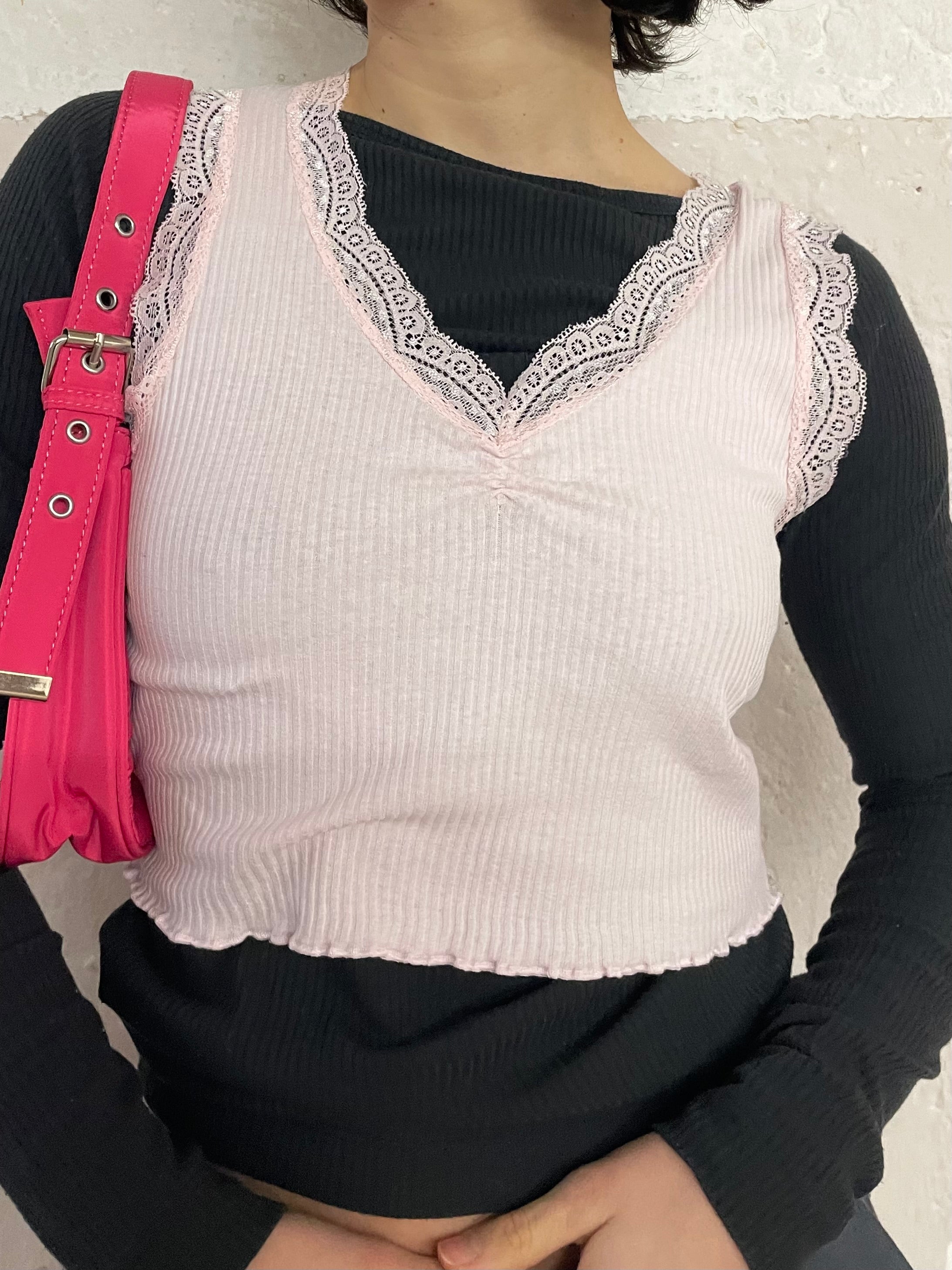 Rosarotes Top - Kleiderhaufen - Default Title