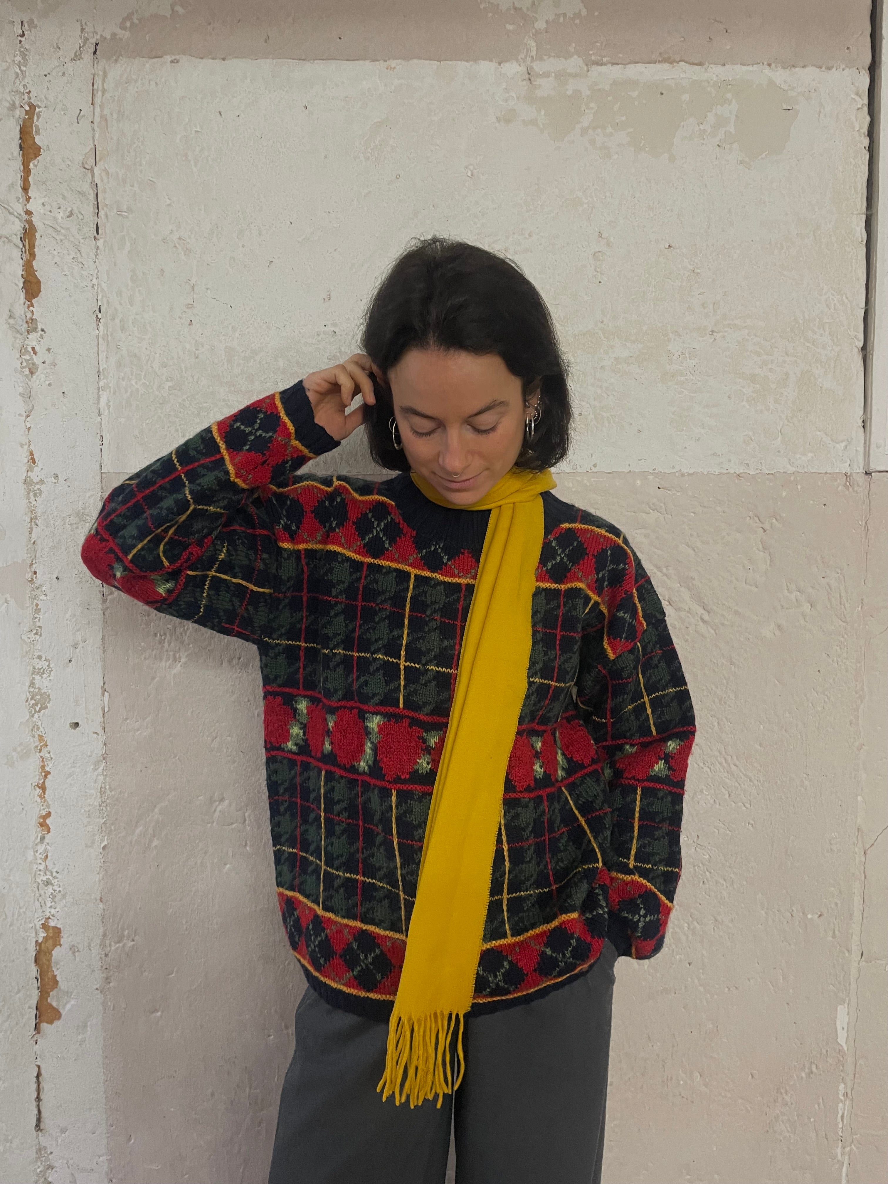 100% Wolle Vintage Sweater Unisex - Kleiderhaufen - Default Title