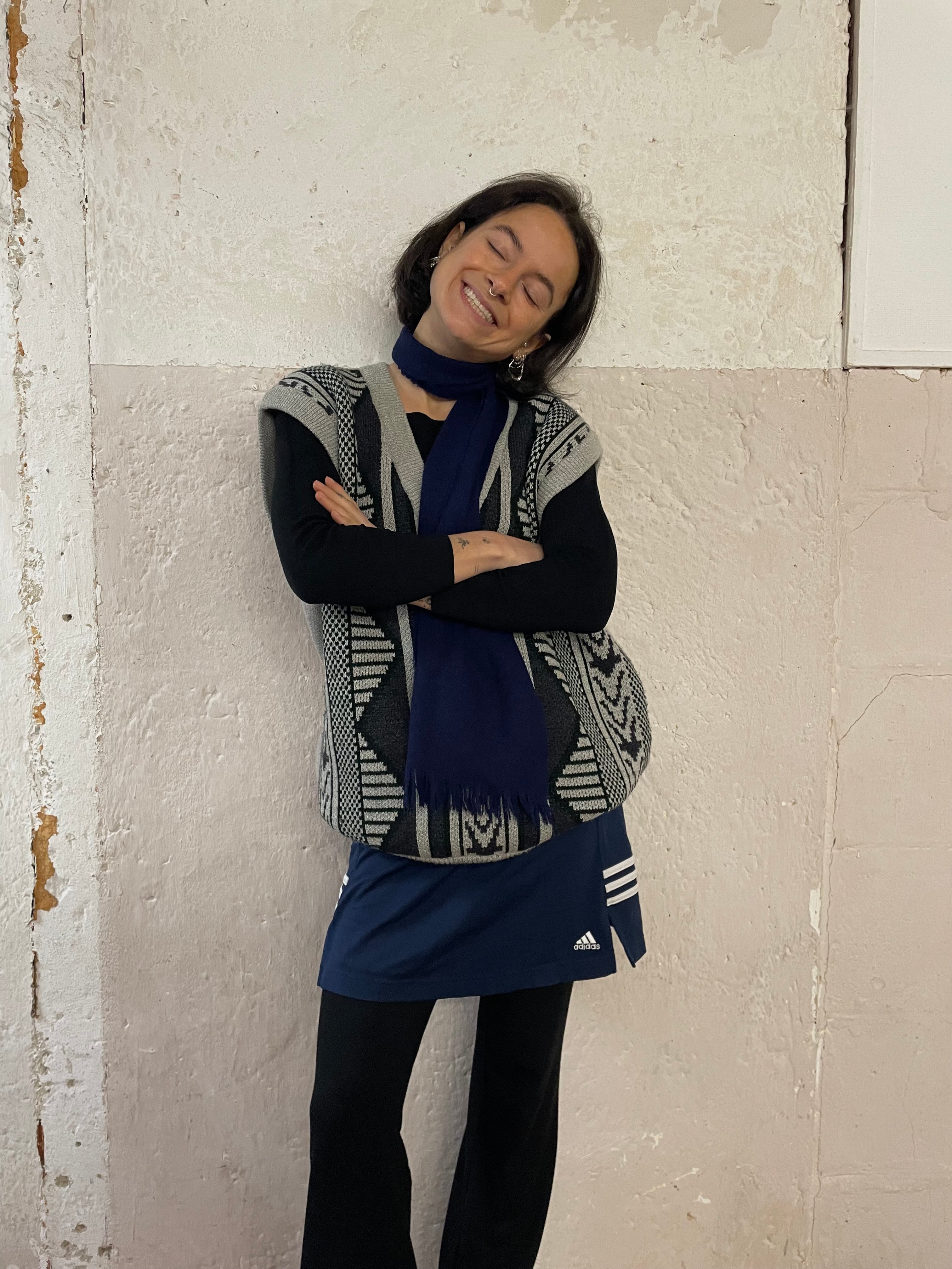 Wunderschöner Pullunder Oversized - Kleiderhaufen - Default Title