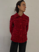 Vintage Cassani Jacket Red Buttons - M