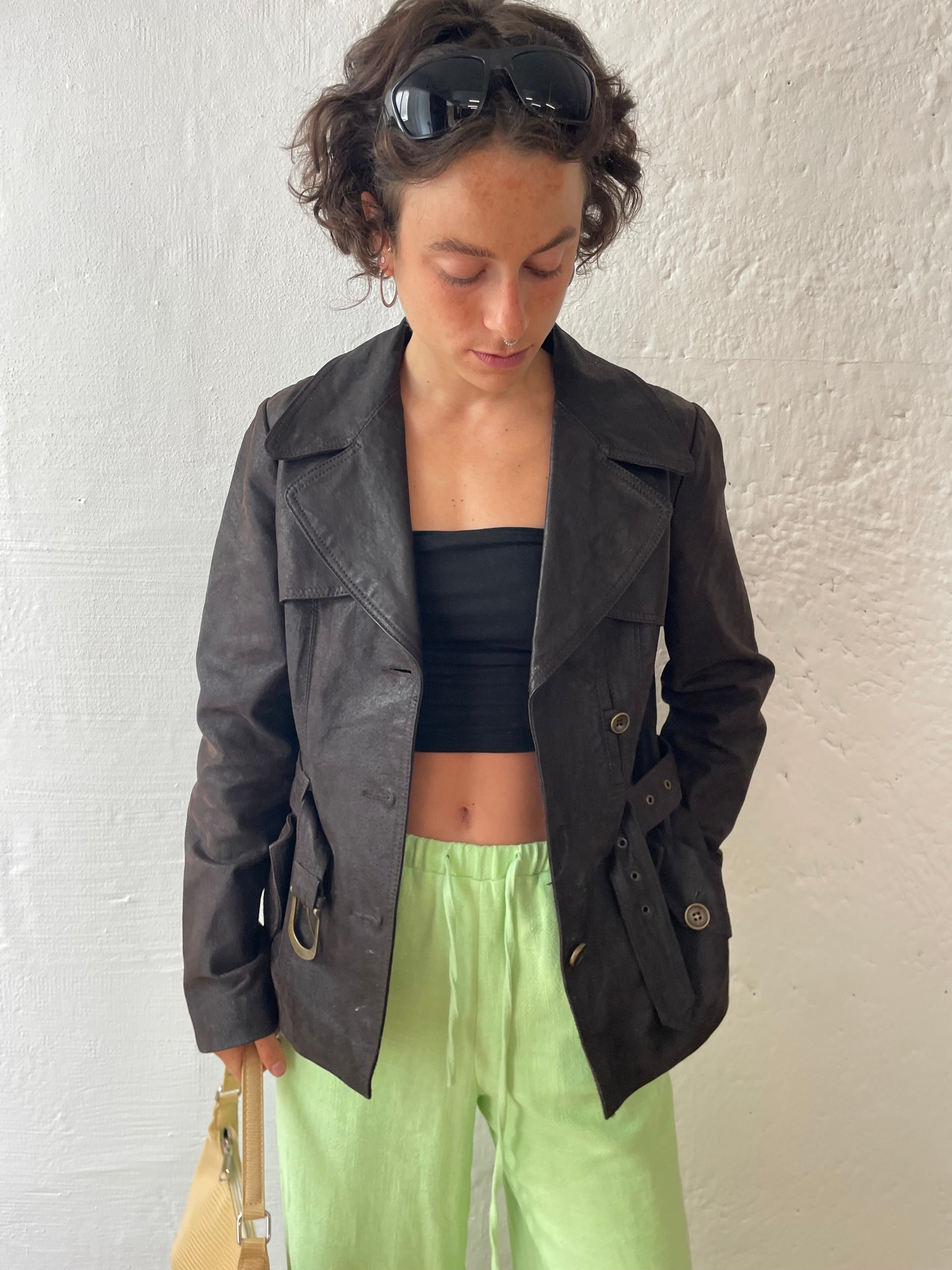 Vintage Lederjacke M