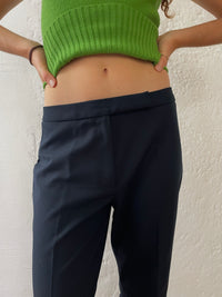 Dunkelblaue Anzugshose