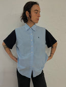 Ralph Loreen Oversized Sleeveless Polo Vest – Size M