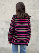 Gestreifte Strickweste - Kleiderhaufen - Default Title