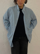 Long Sleeve Shirt Blue with Red Lines – M/L