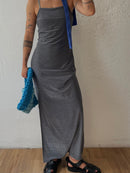 Gehäkelte große Handtasche Blau