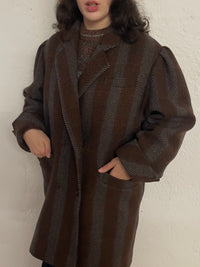Vintage Makyta Luxury Coat Wool Blend Winter – L