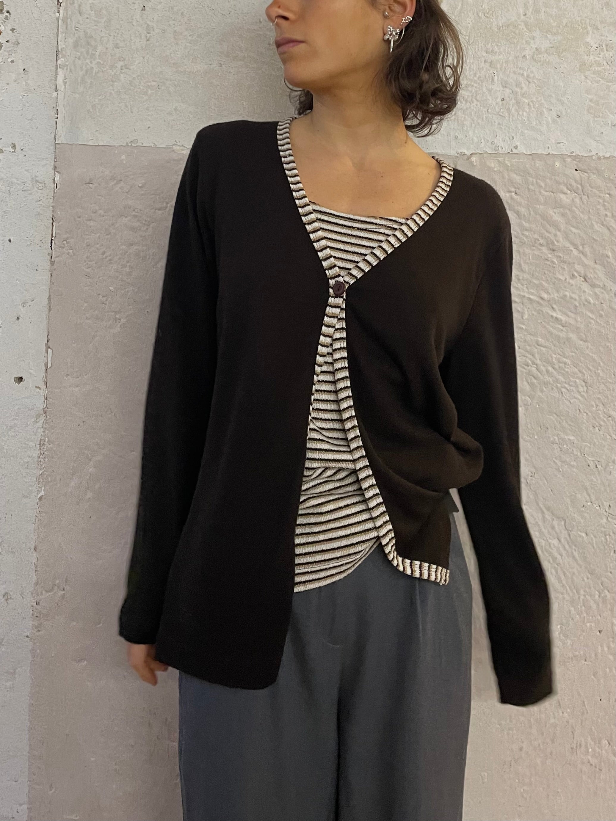 Longsleeve Shirt Brown - Kleiderhaufen - Default Title