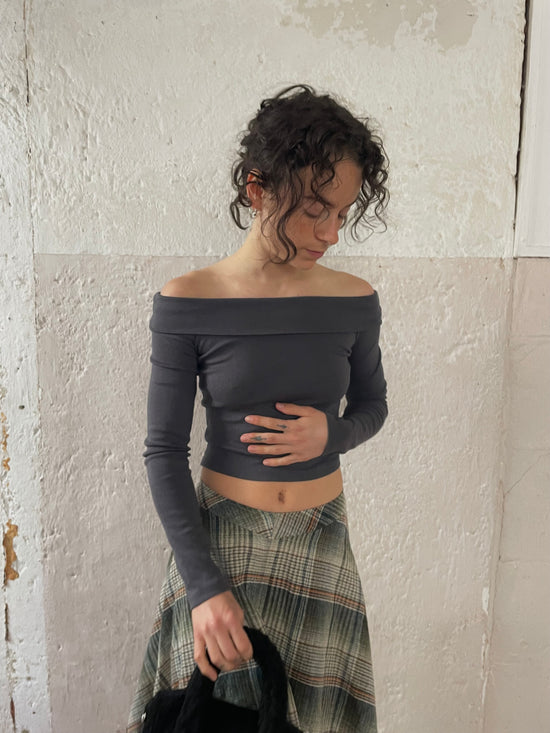 Clockhouse Schulterfreies Top M