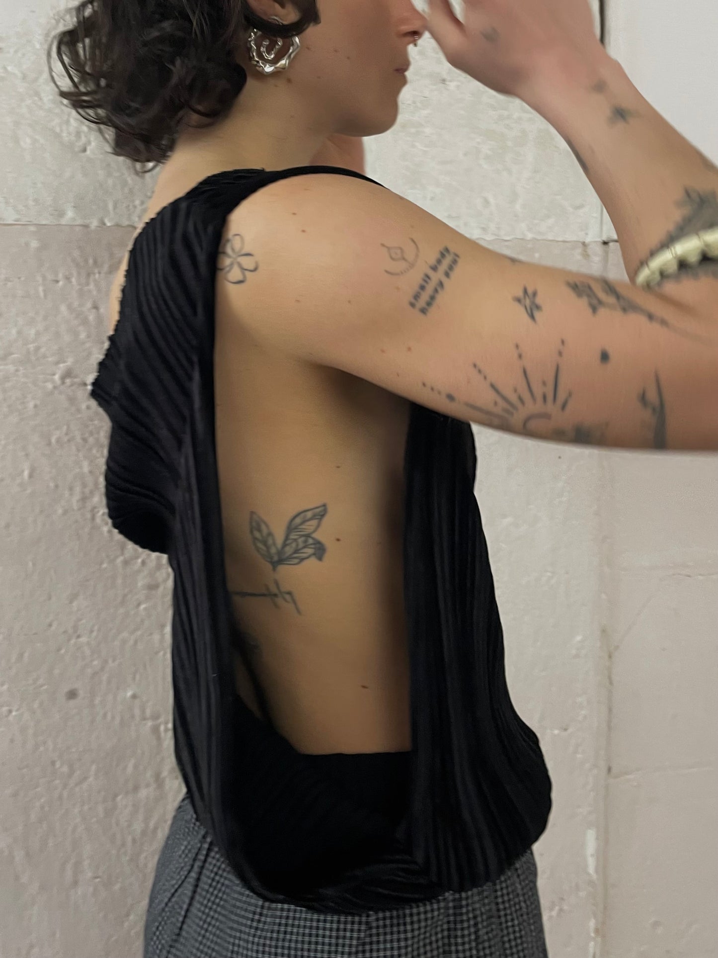Vintage top black S
