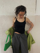 Schwarzes Trägertop S - Kleiderhaufen - Default Title