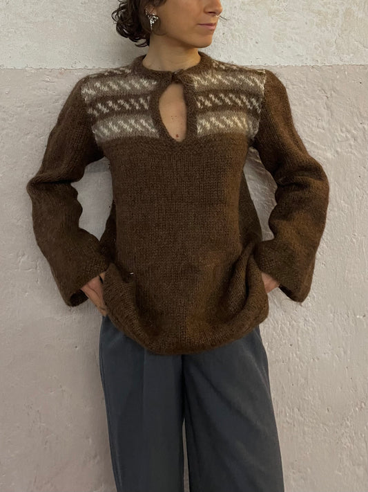 Super Warm and Comfortable Sweater with Cute Buttons