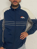 Vintage NFL Track Jacket Windbreaker Denver Broncos Long Sleeve – XL