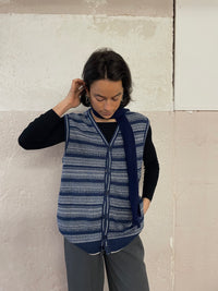 Italian Blue Vest Unisex - Kleiderhaufen - Default Title